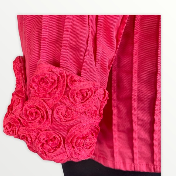 🌸Graff by Um Appliqué Rose Blazer! - Picture 5 of 8